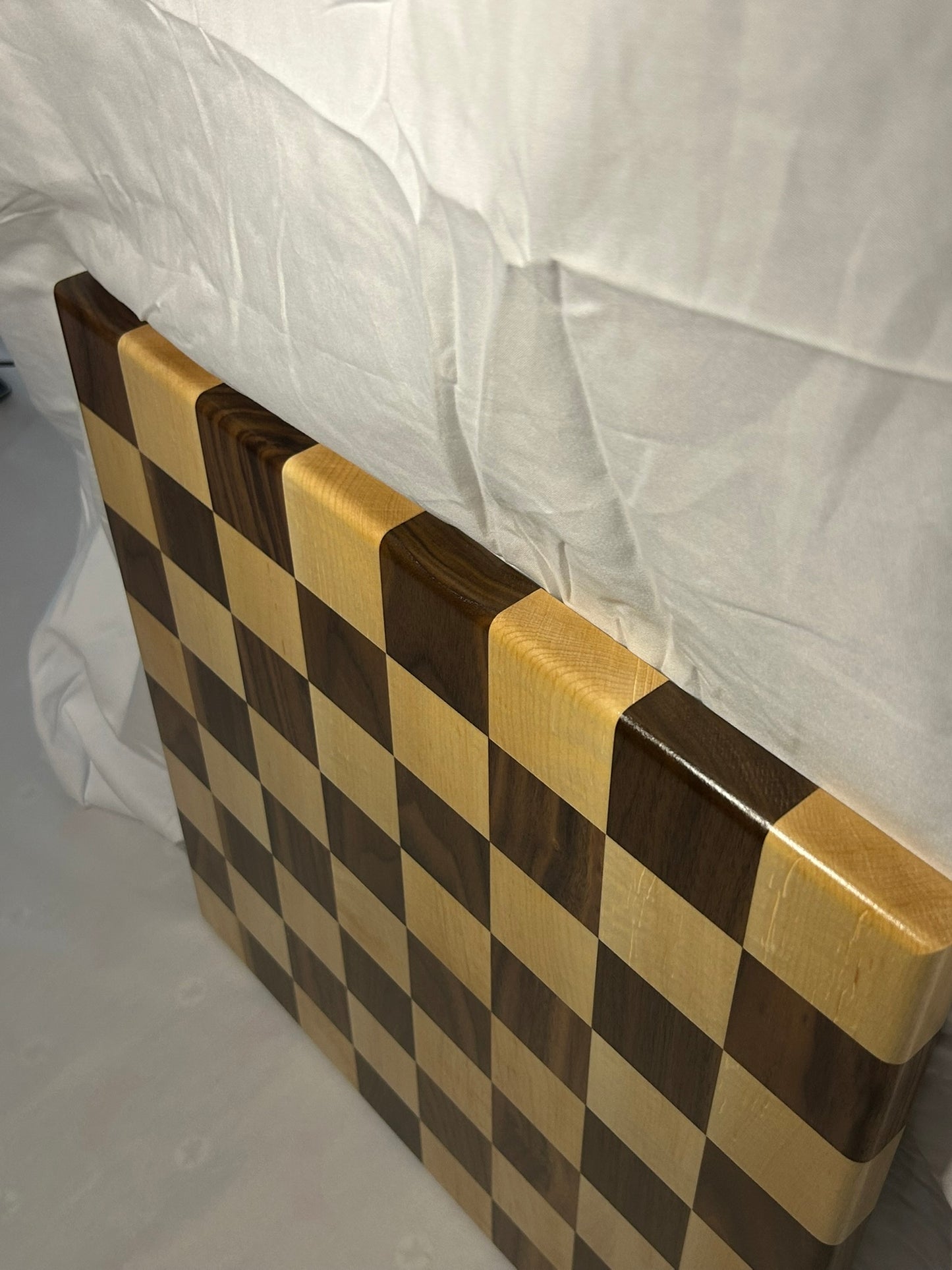 Walnut and Maple Checker Board