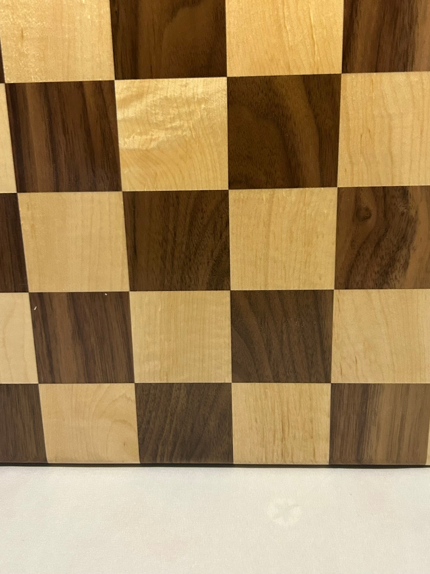 Walnut and Maple Checker Board
