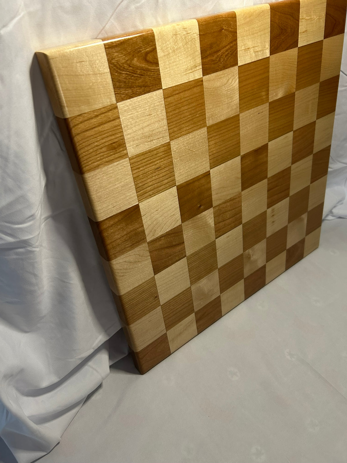 Cherry & Maple Checker Board