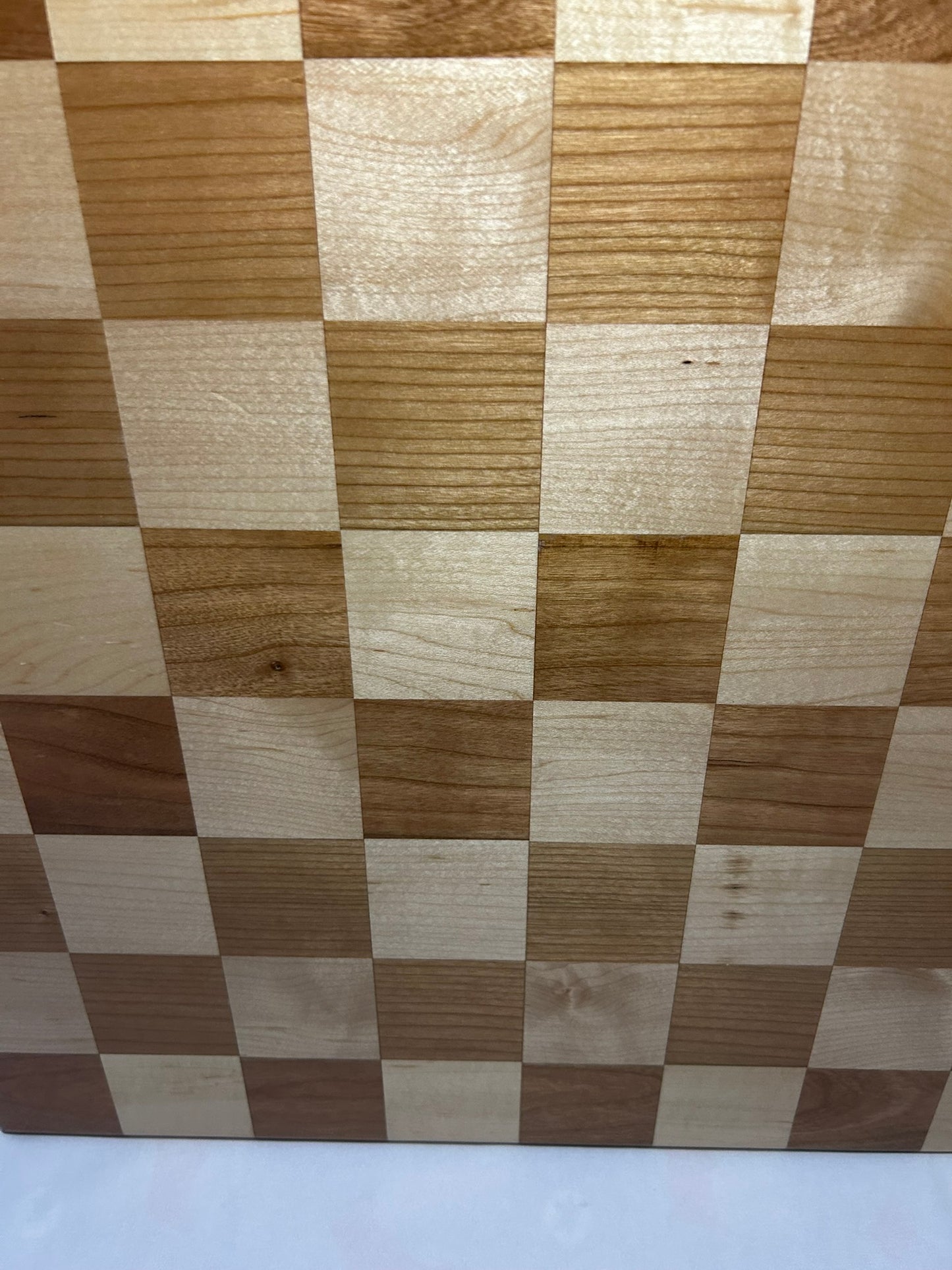 Cherry & Maple Checker Board