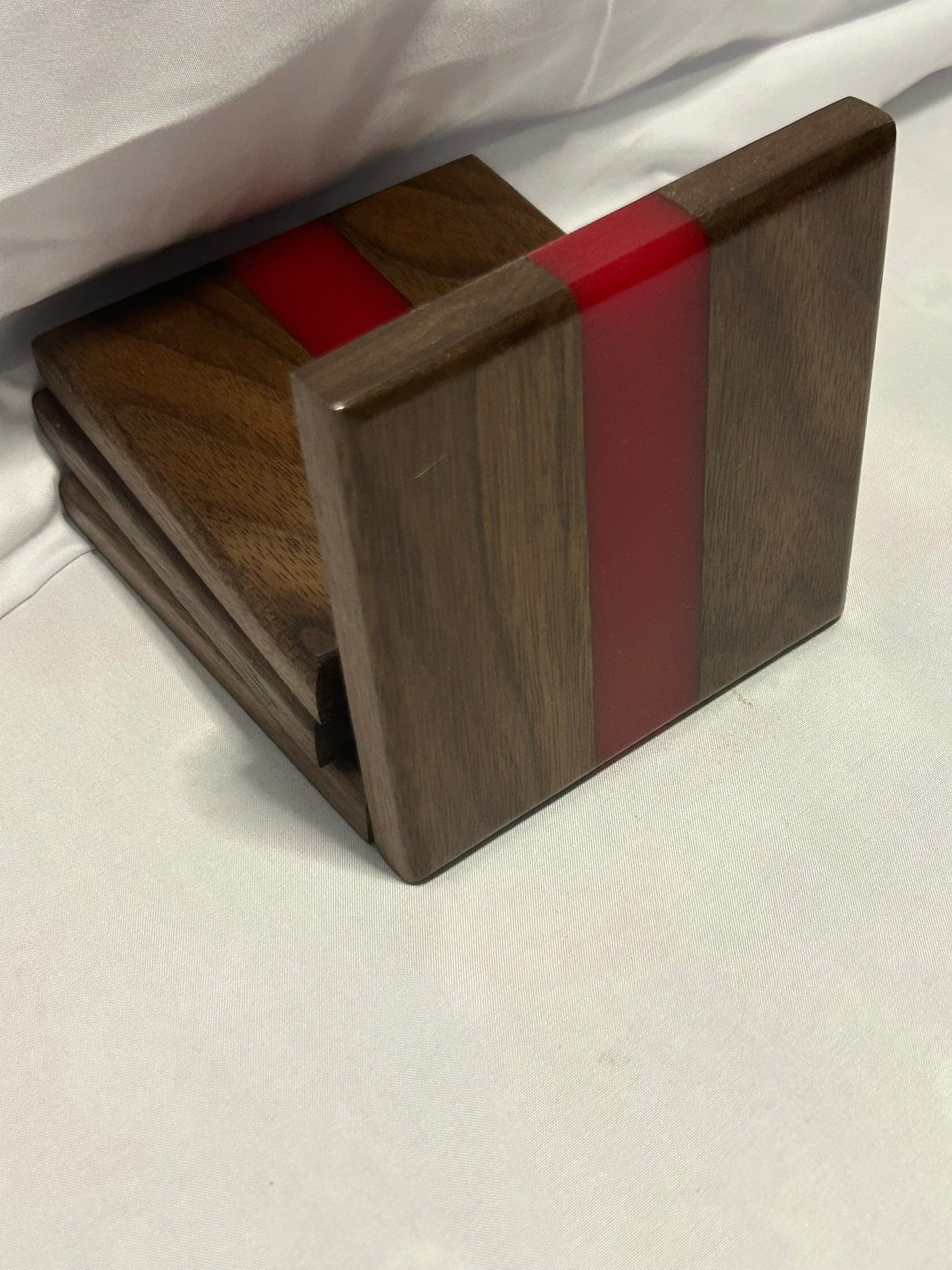 Kakyu Red/Walnut Coasters