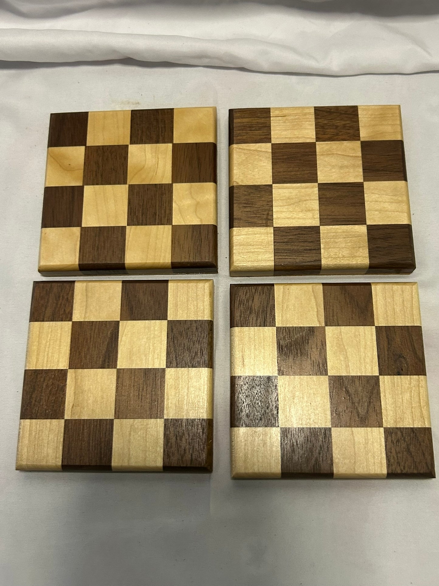Walnut/Maple wood coasters