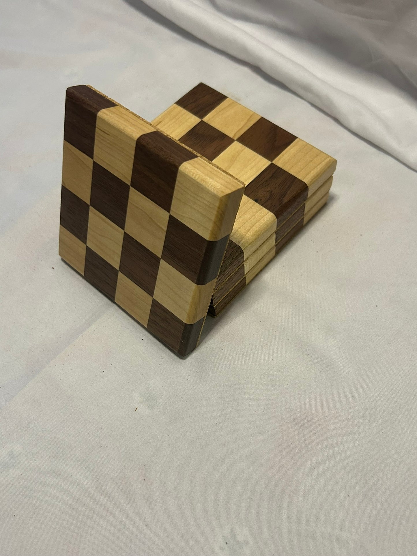 Walnut/Maple wood coasters
