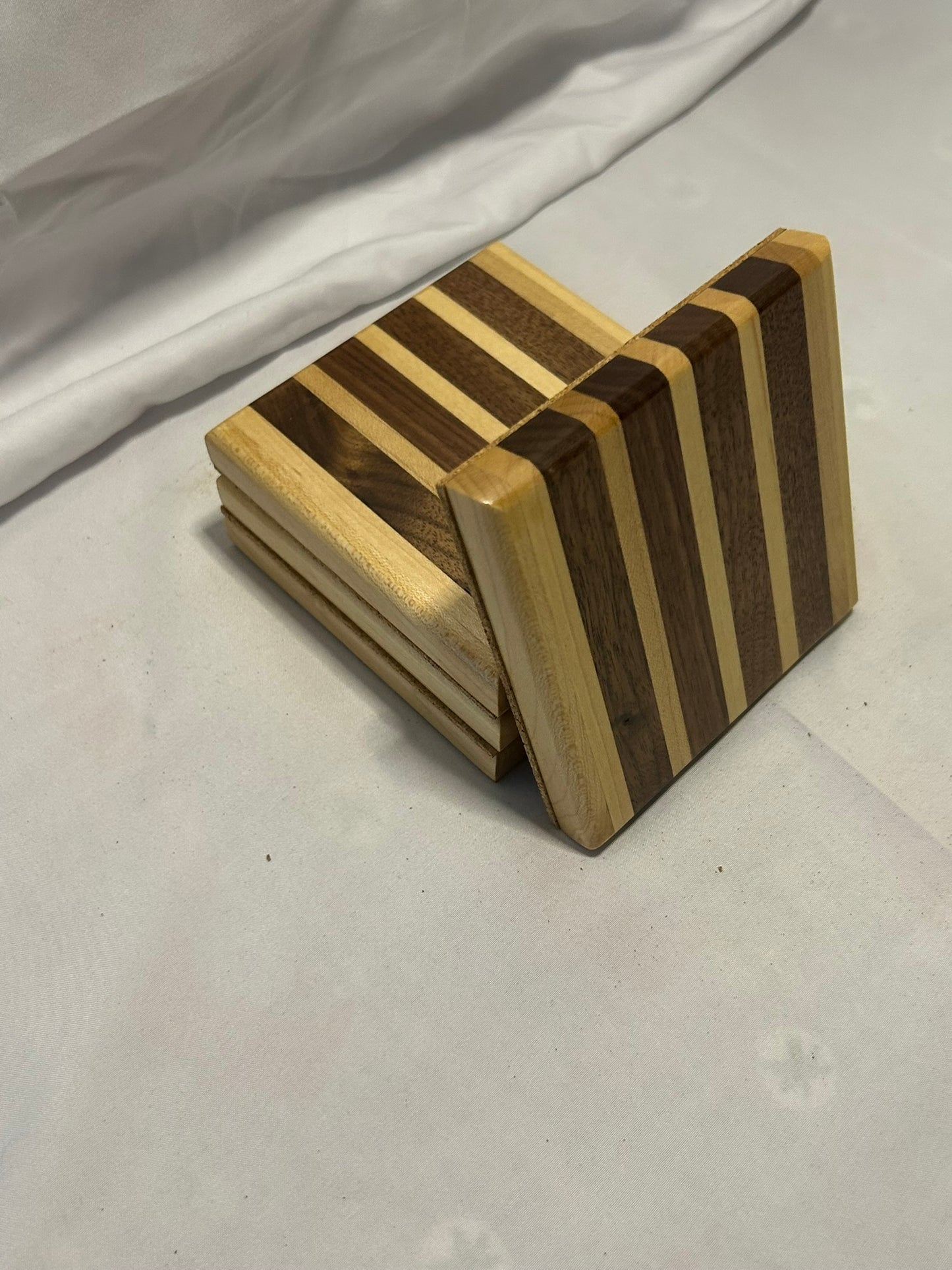 Walnut/maple wood Coasters
