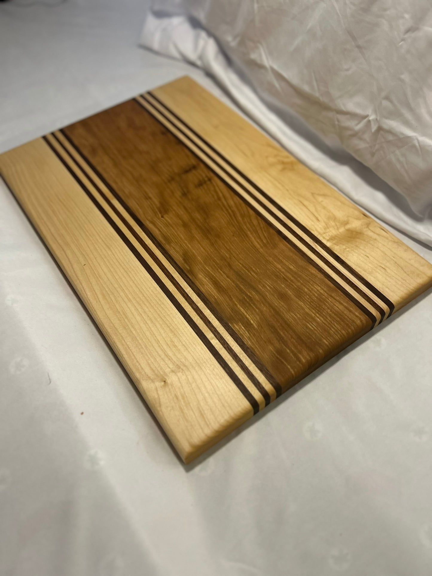 Maple, Walnut and Cherry Cutting Board