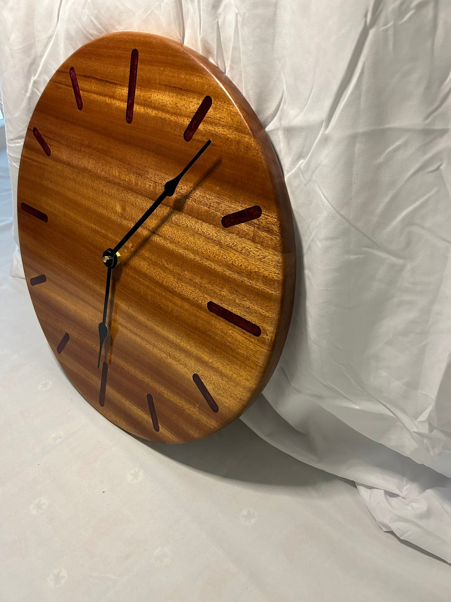 16" Mahogany Clock