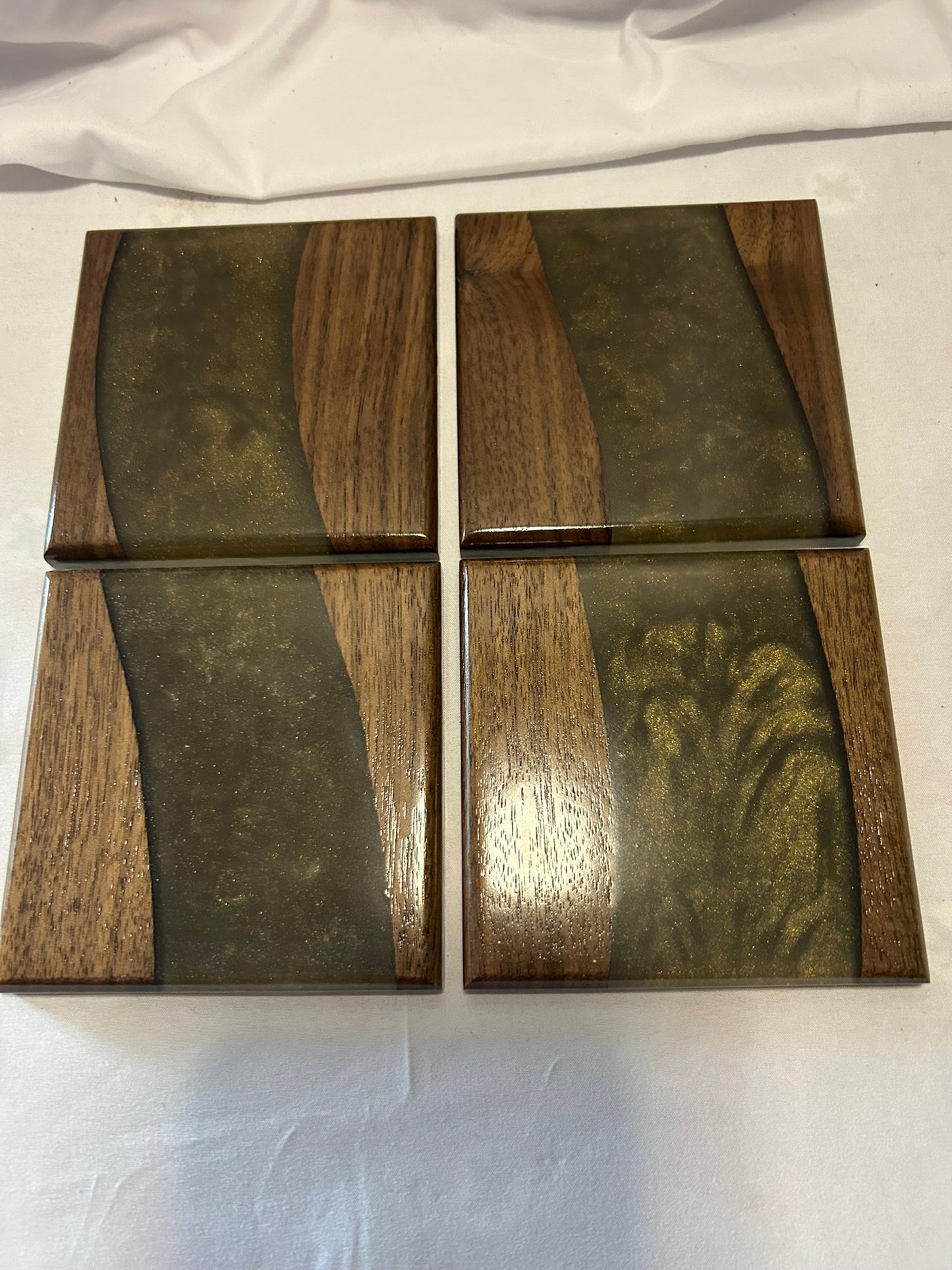 Walnut Epoxy Coaster