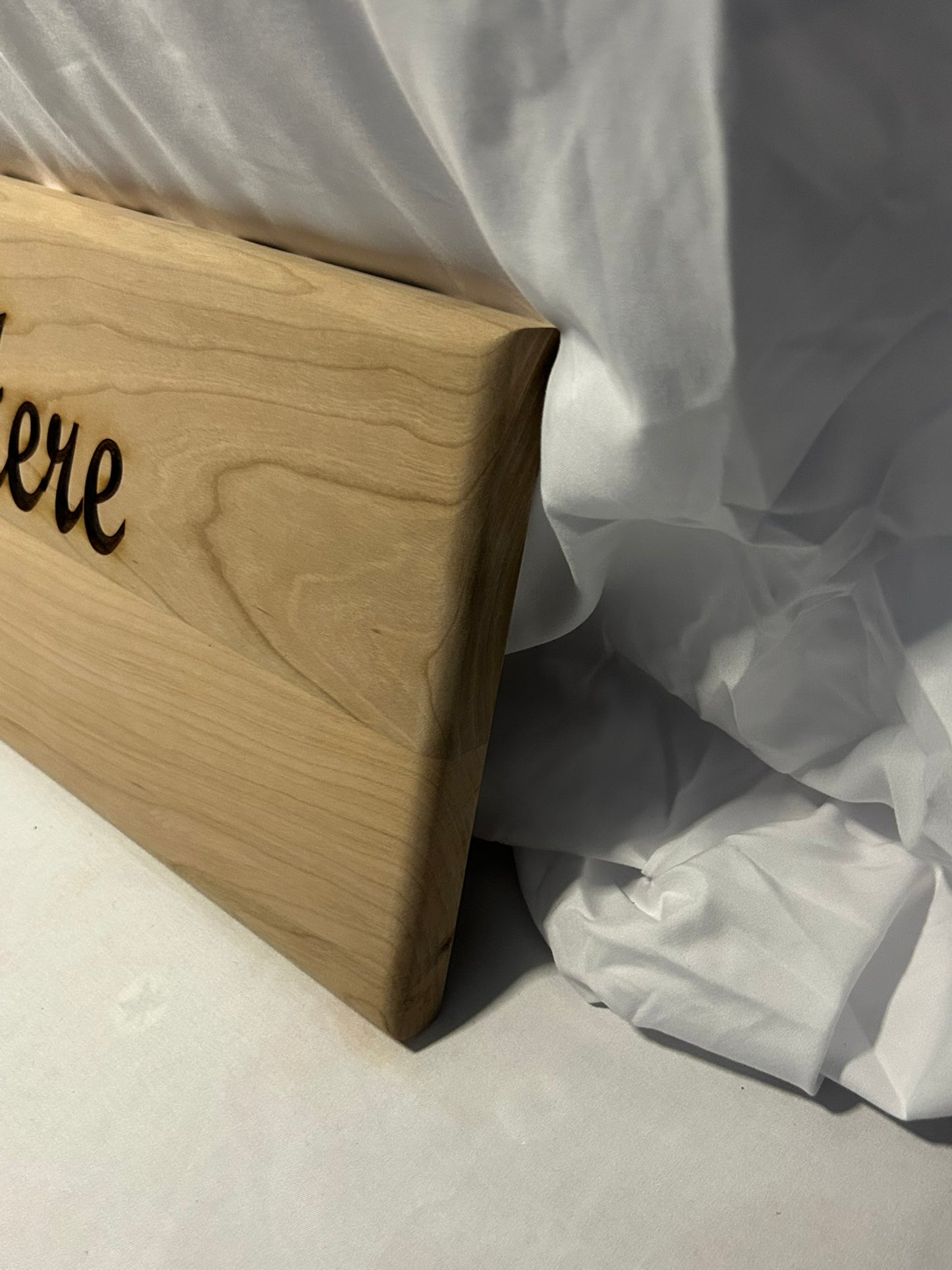 Script MT Bold Font Name Plaque