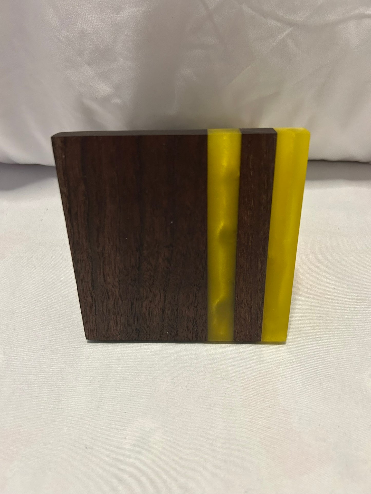 Aurelion Yellow Walnut Coasters