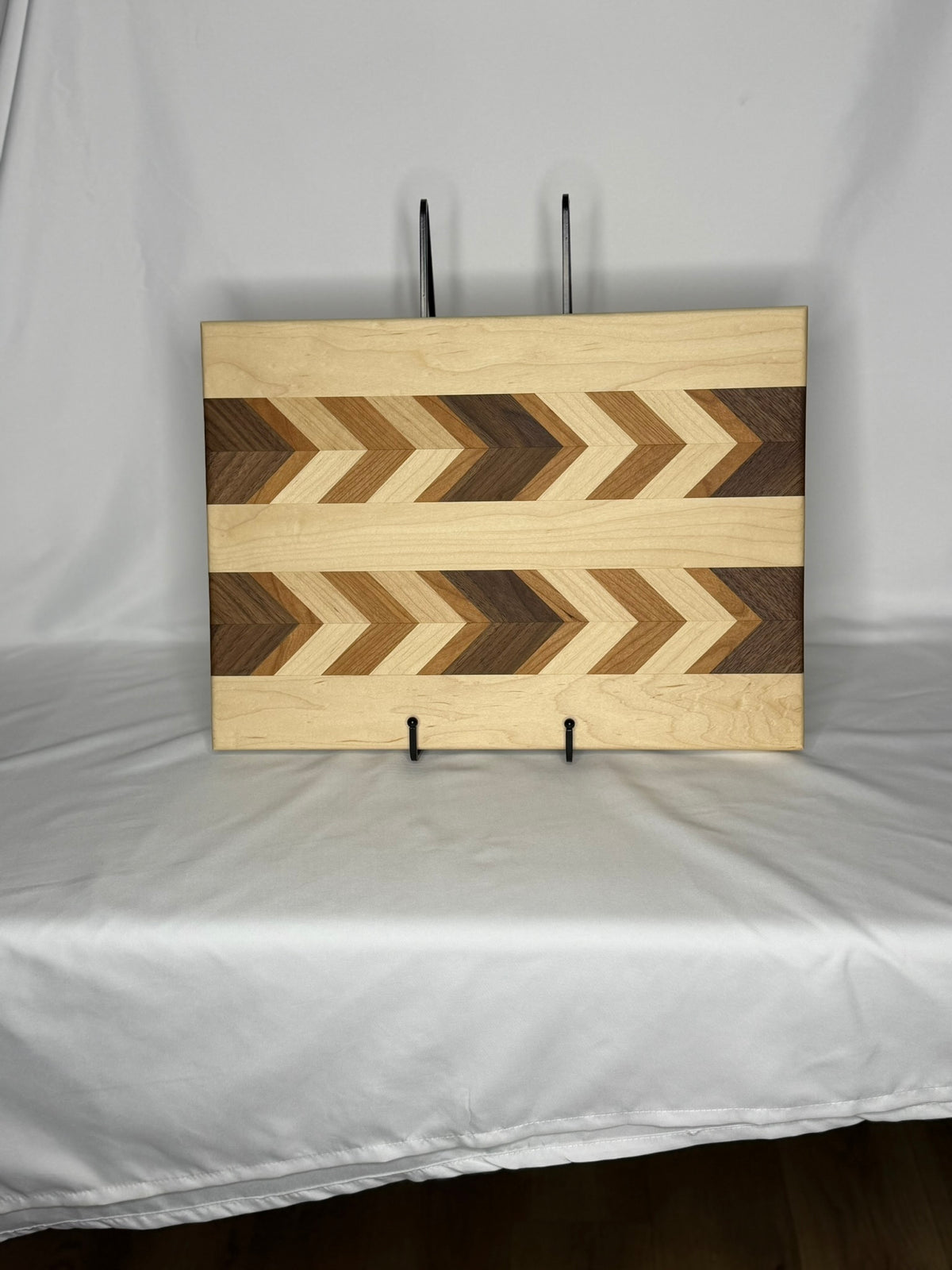 Walnut, Maple, Cherry V-shaped Cutting Board