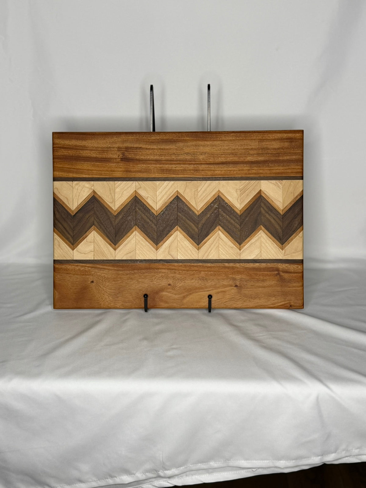 Walnut, Maple, Cherry Chevron Cutting Board