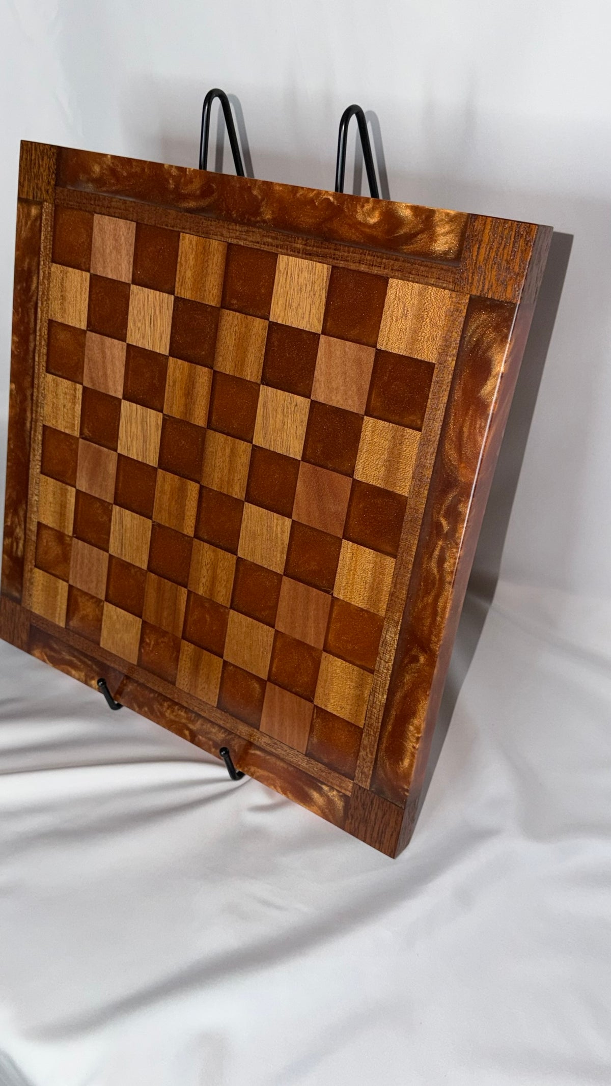 Copper Mahogany Chess Board