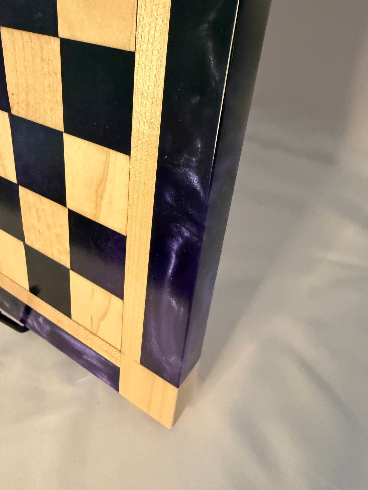 Burple Walnut Chess Board