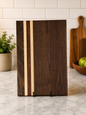 Walnut with Cherry and Mahogany Stripes