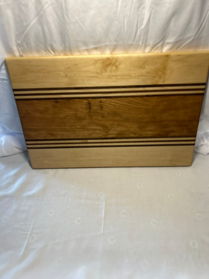 Maple, Walnut and Cherry Cutting Board