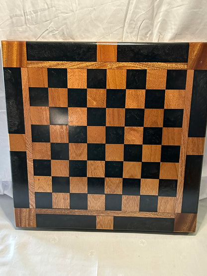 Sapele/Graphite Black Checker Board