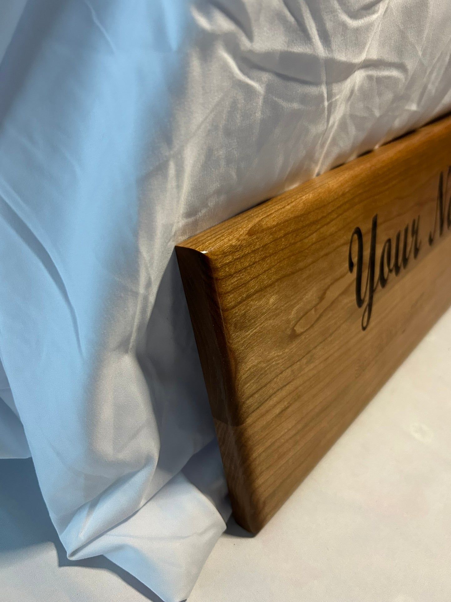 Script MT Bold Font Name Plaque