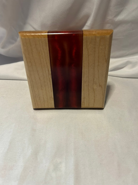 Yamagata Red Maple Wood Coasters