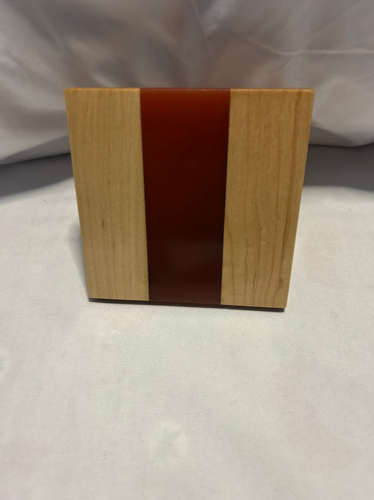 Epoxy Resin Maple Coasters