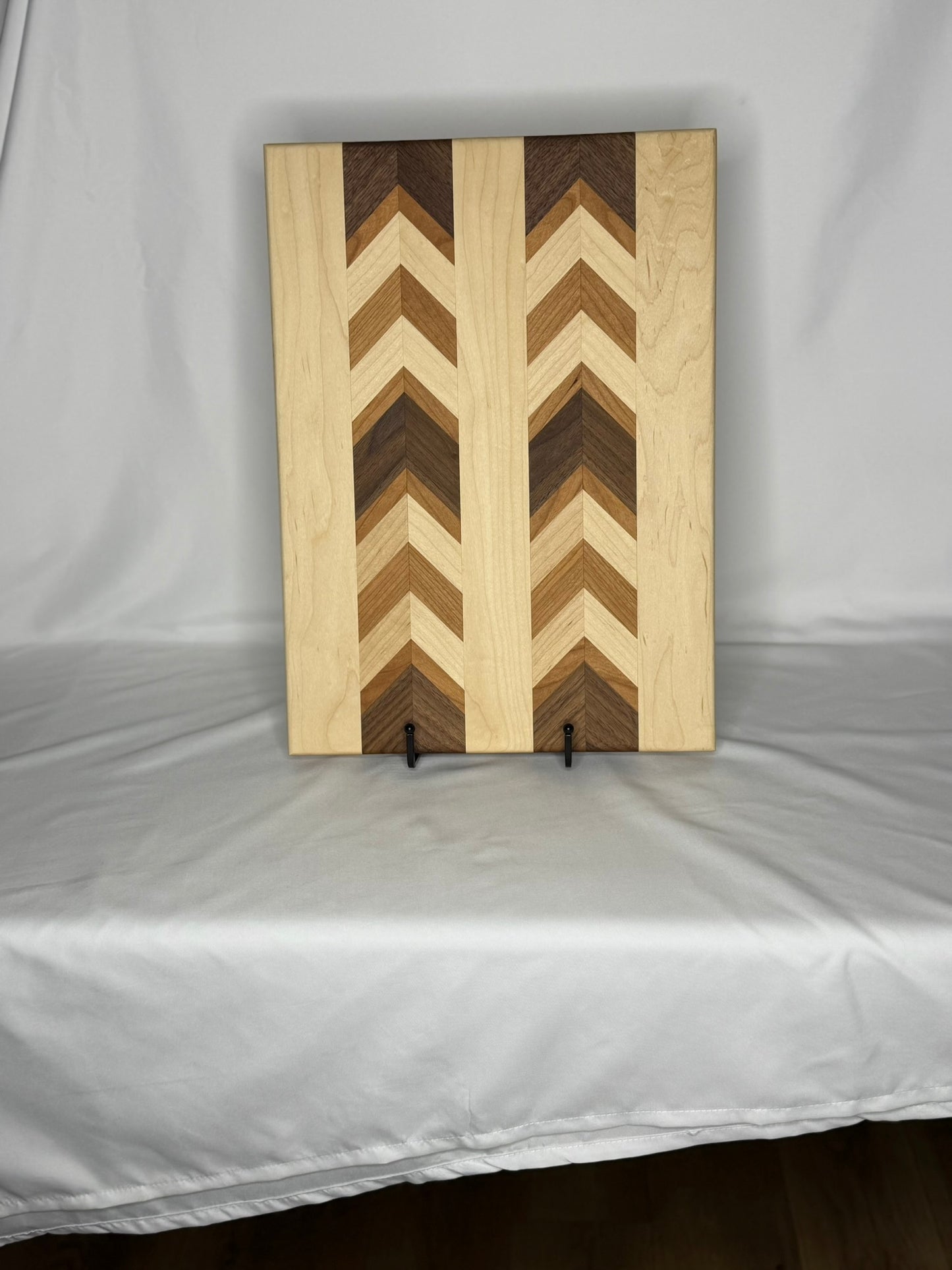 Walnut, Maple, Cherry V-shaped Cutting Board