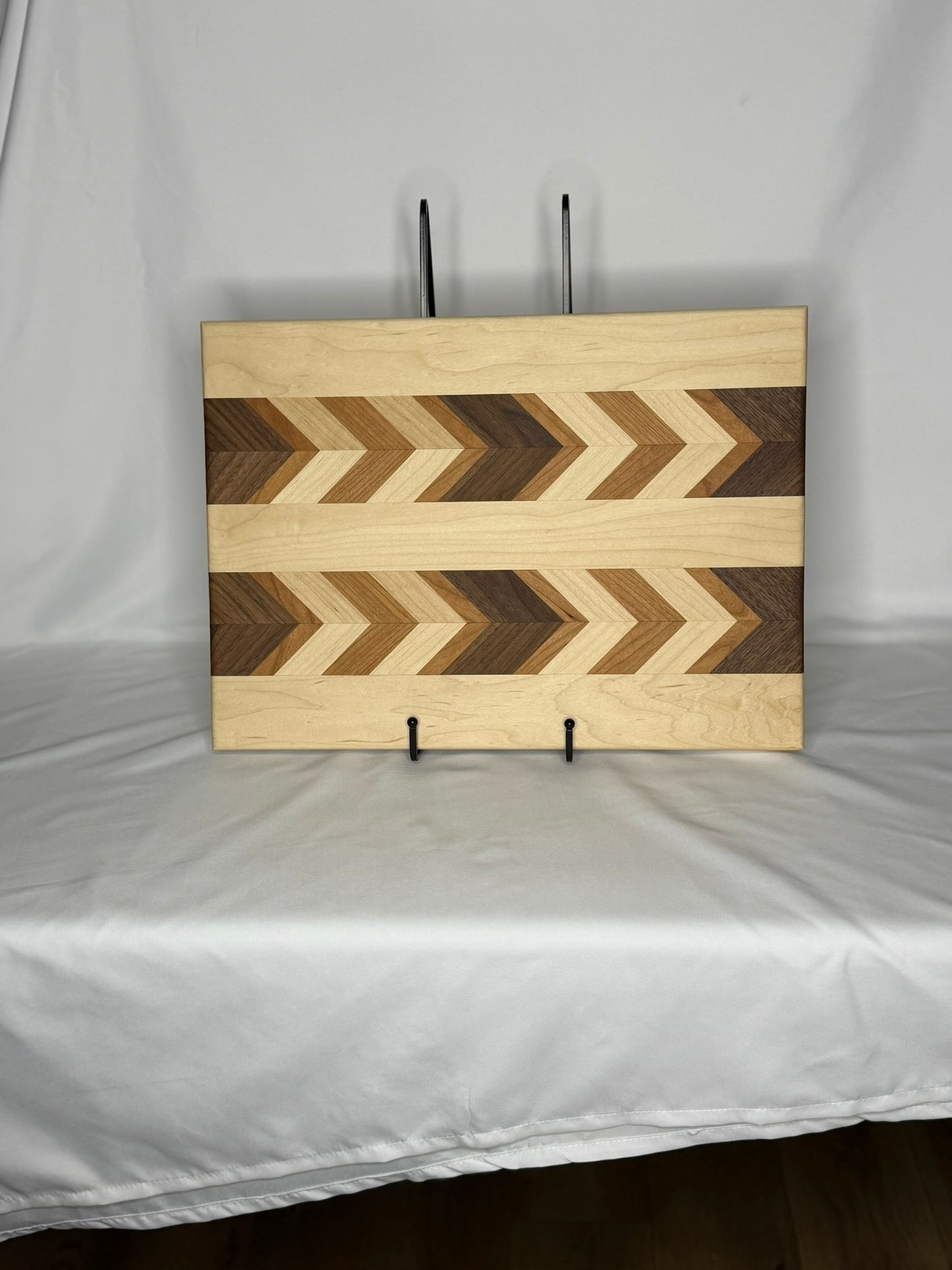 Walnut, Maple, Cherry V-shaped Cutting Board