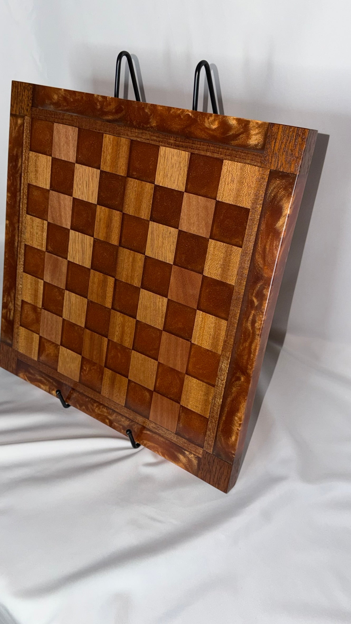 Copper Mahogany Chess Board