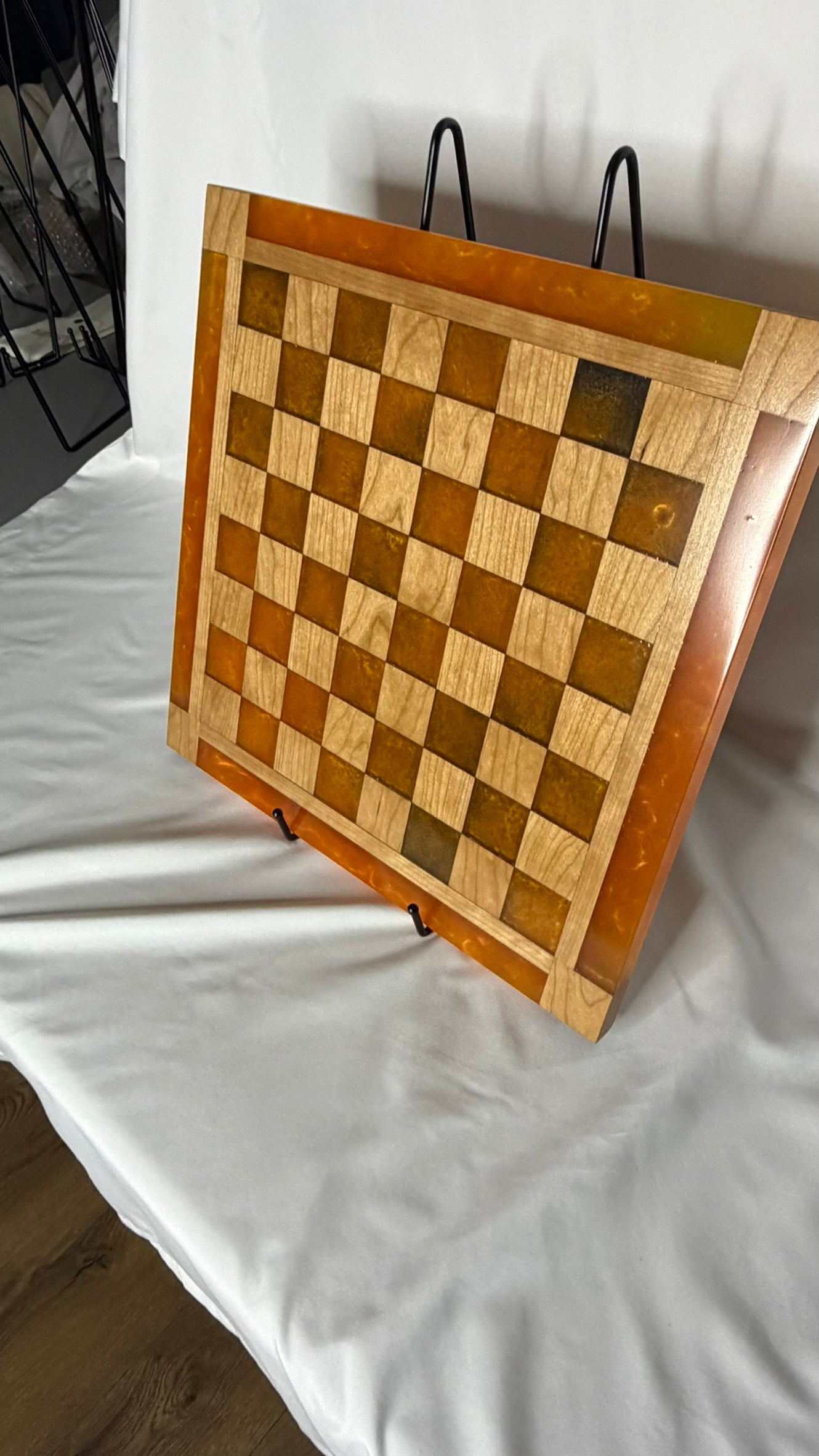 Orange/Cherry Chess Board