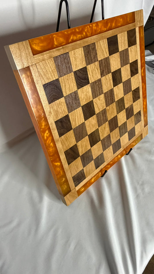 Orange/Cherry Chess Board