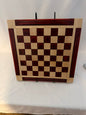 Burgundy Maple Chess Board