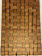 Walnut, Maple and Cherry Basketweave Cutting Board