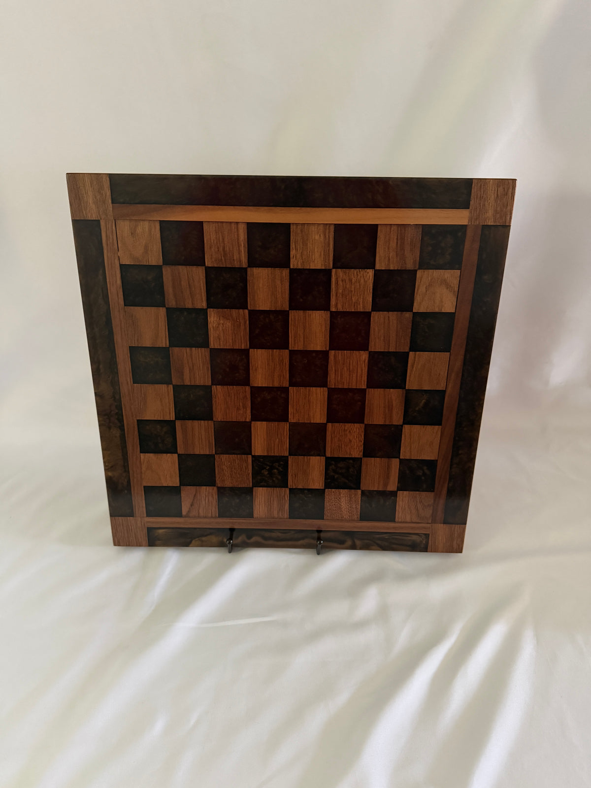 Bronze Stone Walnut Chess Board