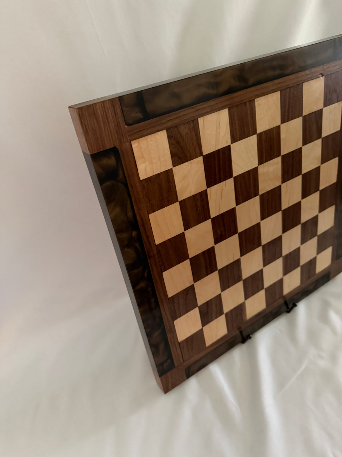 Bronze Stone Walnut Chess Board