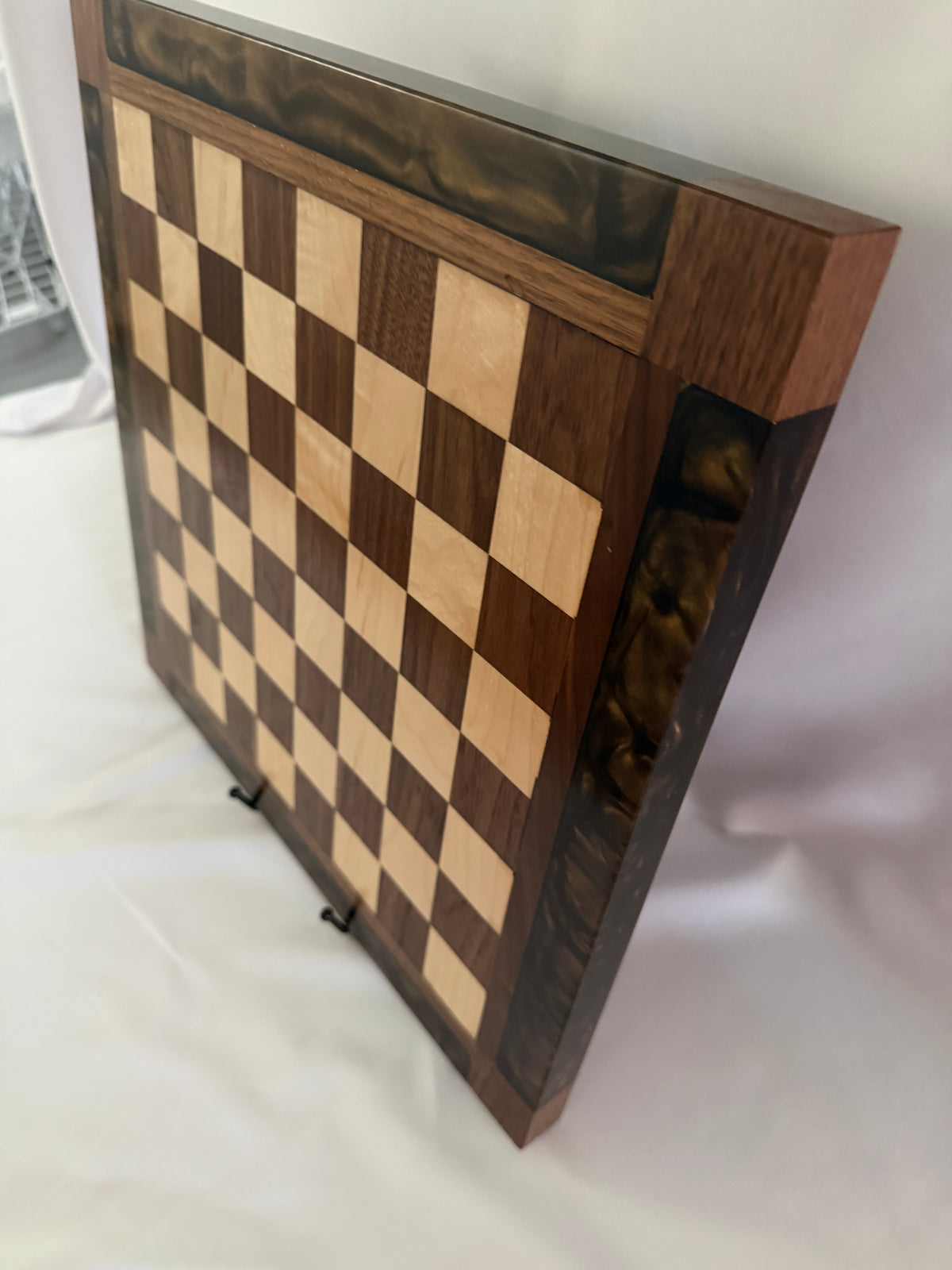 Bronze Stone Walnut Chess Board