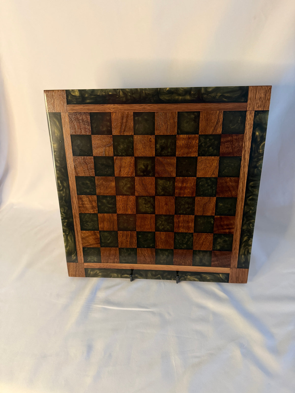 Bronze Stone Walnut Chess Board