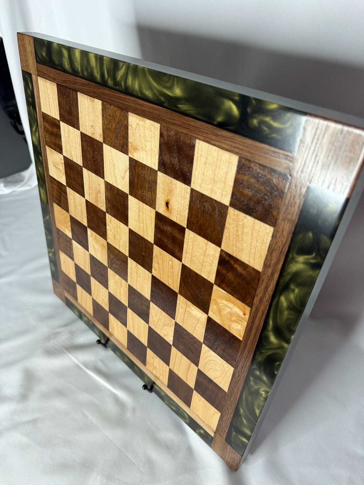 Olive Gold Walnut Chess Board