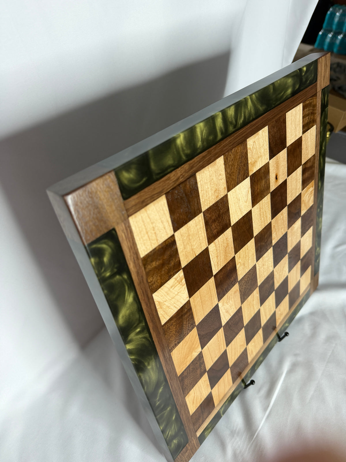 Olive Gold Walnut Chess Board