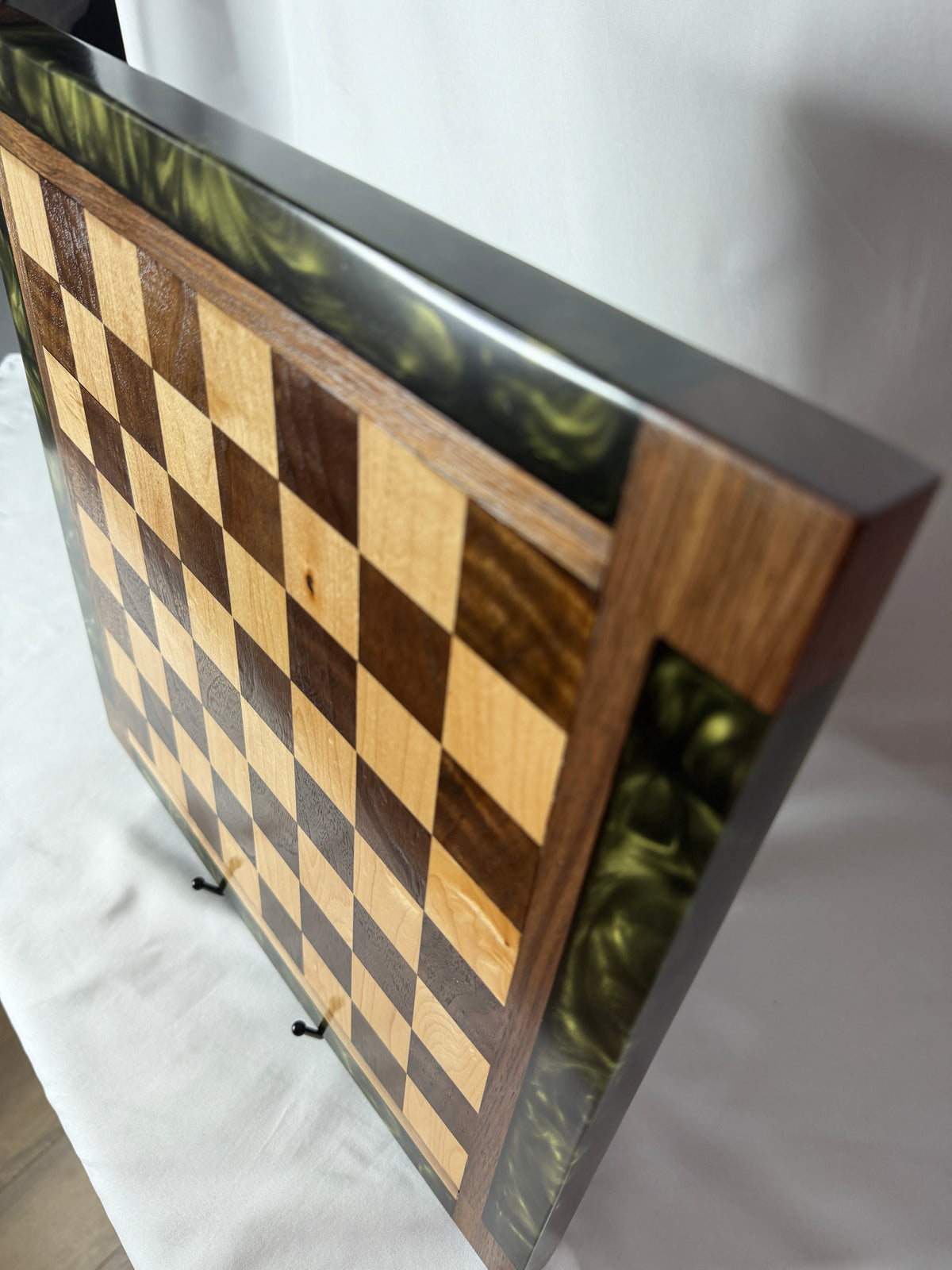 Olive Gold Walnut Chess Board