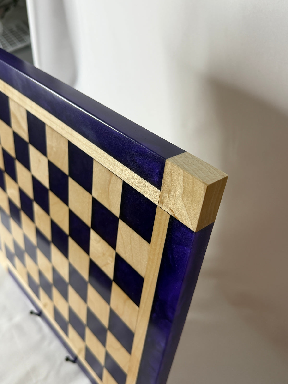 Purple Amethyst Maple Chess Board