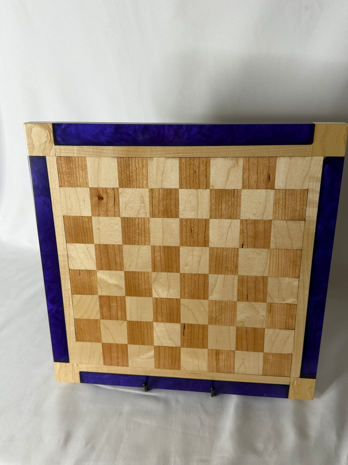 Purple Amethyst Maple Chess Board