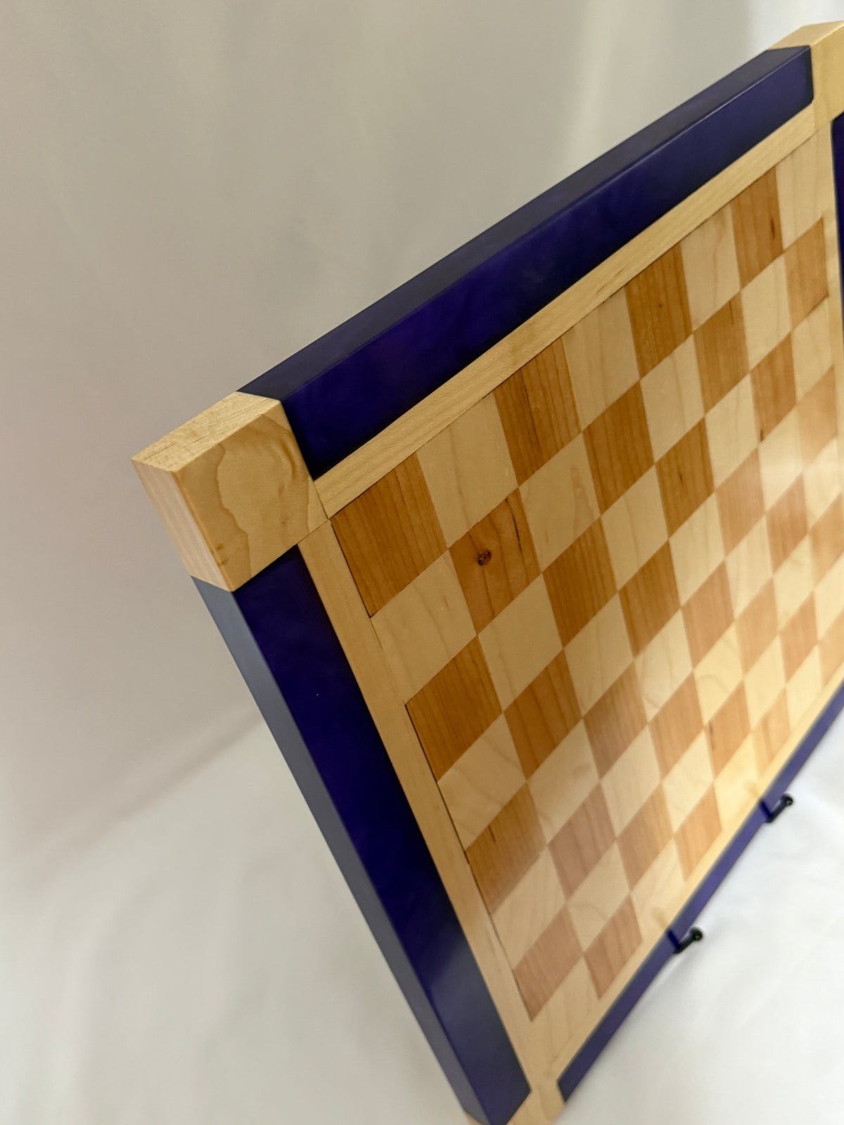 Purple Amethyst Maple Chess Board